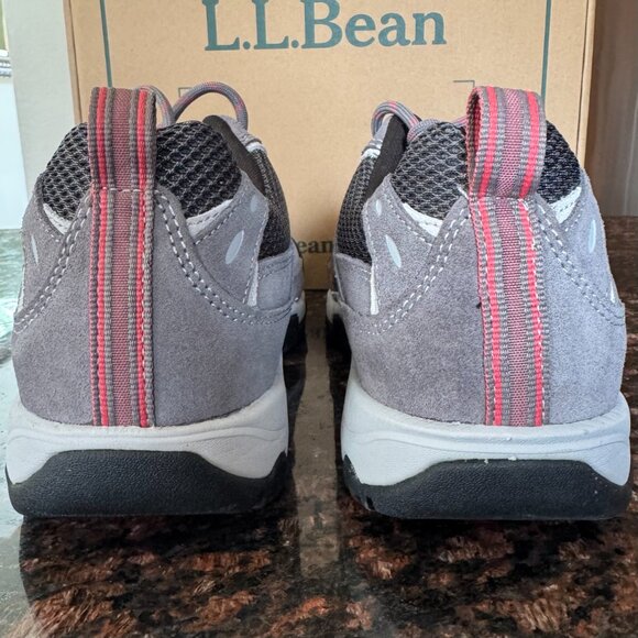 LL Bean Boots Trail Model Hiker 4 Woman's sz 11 Gray Waterproof Low Top - Picture 4 of 11